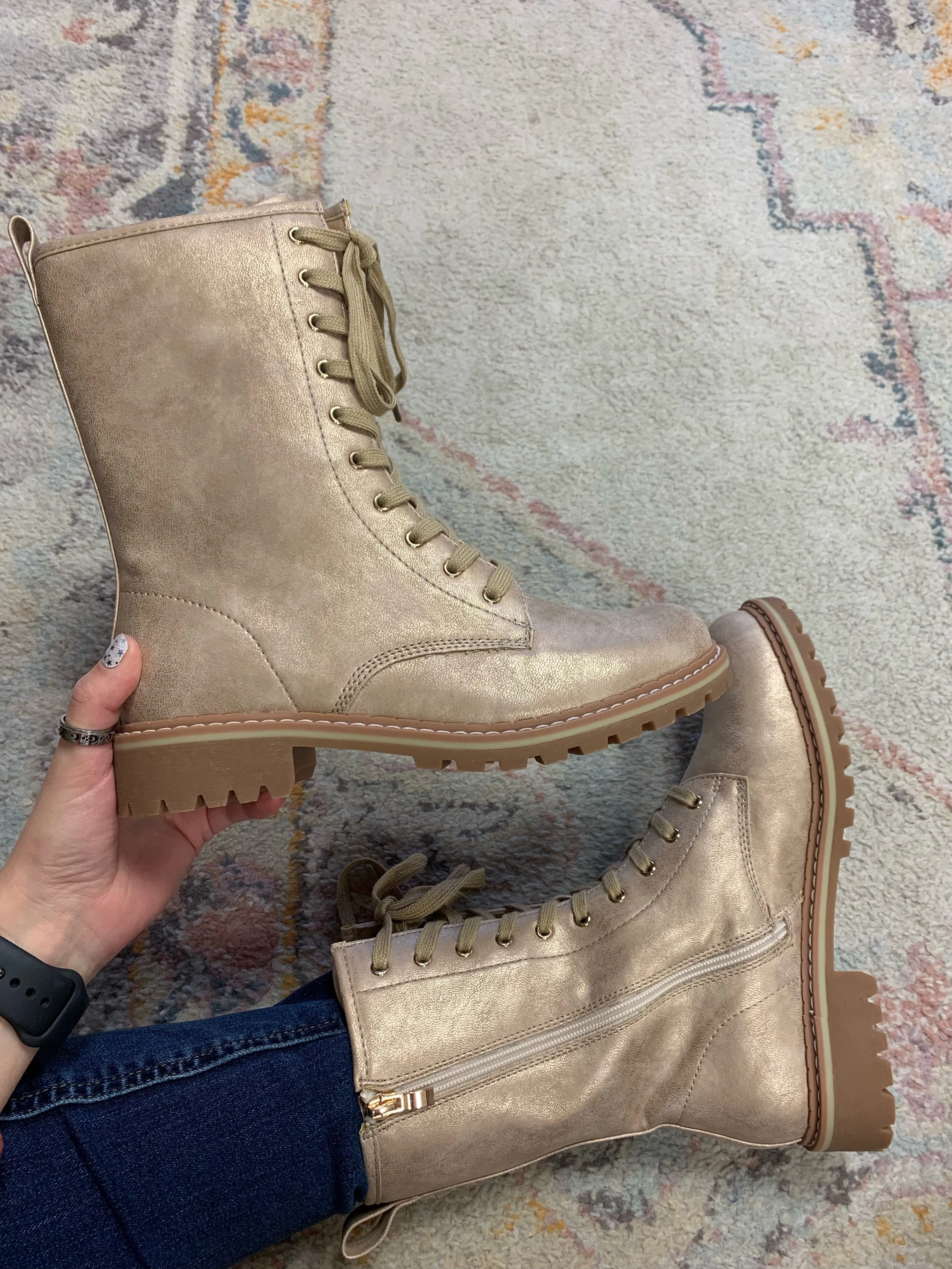 FOMO Corkys Boot - Gold Metallic