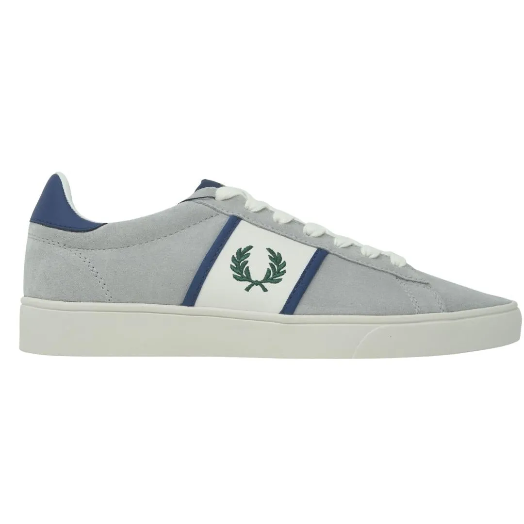 Fred Perry Spencer Suede Tipping Mens Grey Trainers