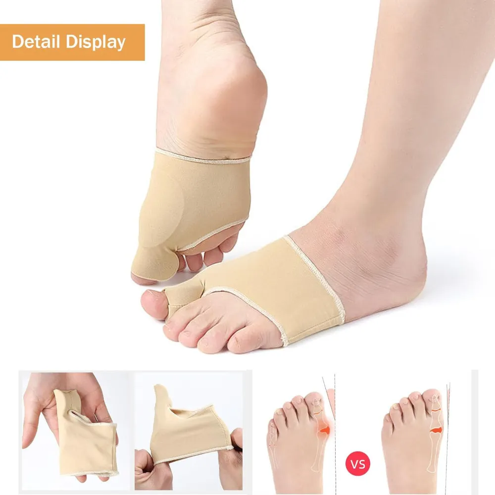 Gel Embedded Bunion Corrector Socks For Toe Alignment