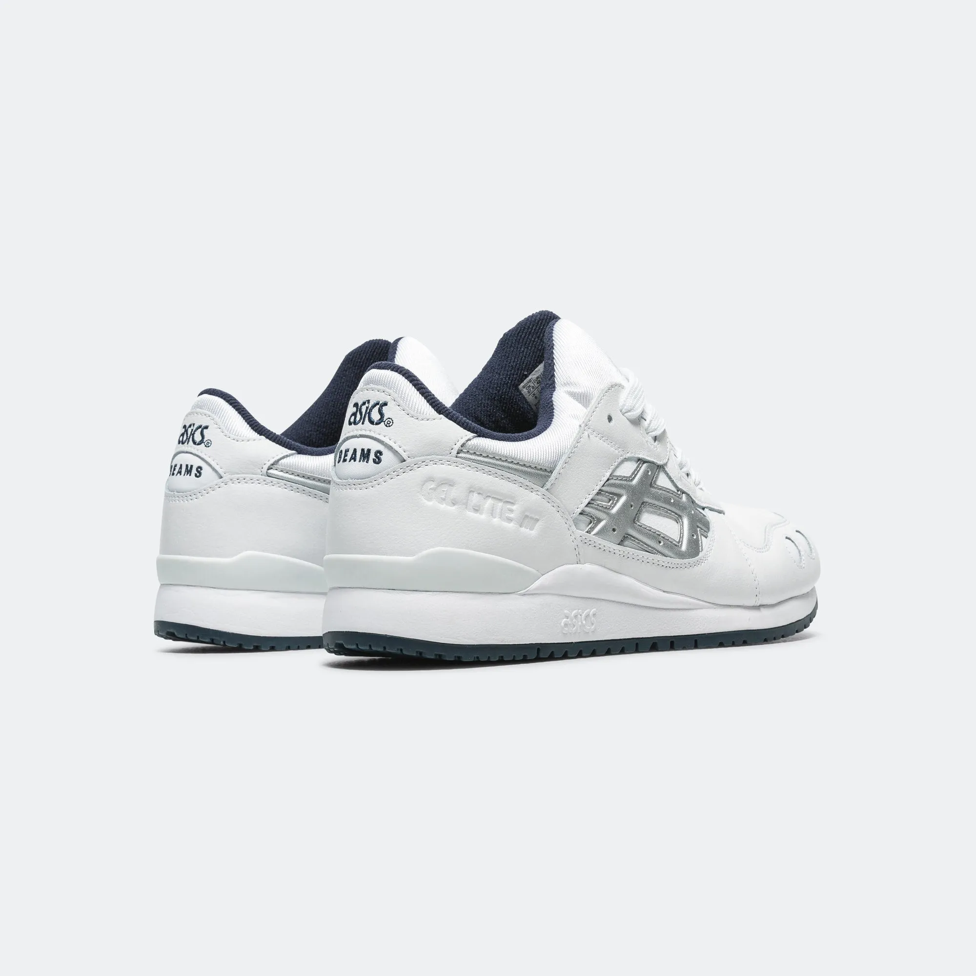 GEL-Lyte III x BEAMS - White/Pure Silver