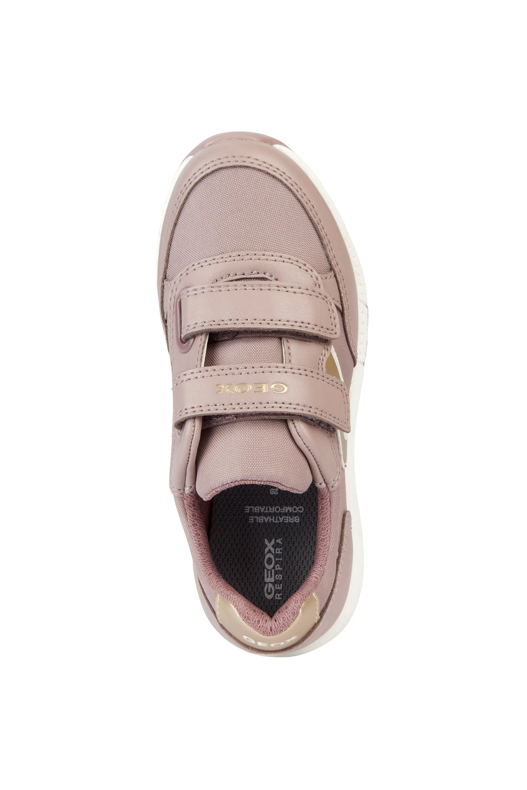 Geox Alben Girls Antique Rose Pink Trainer