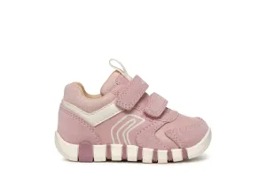 Geox Iupidoo Girls Old Rose Ivory Trainer