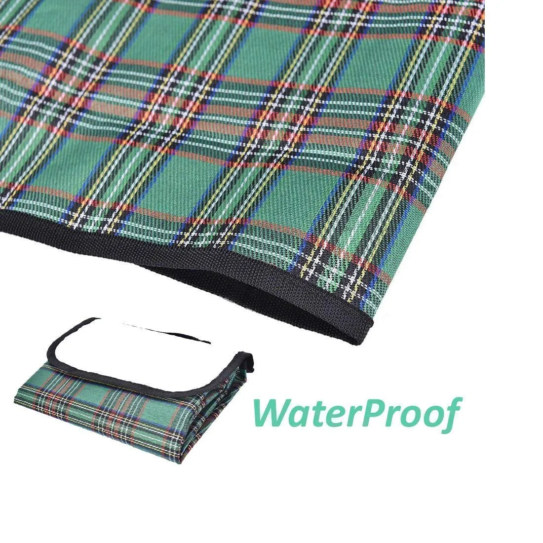 GION Outdoor Picnic Mat Rug Water Resistant Crawling Play Mattress Mat Carpet for Beach Camping, Yoga, Gym, Exercise Hiking Travel (1Pcs)