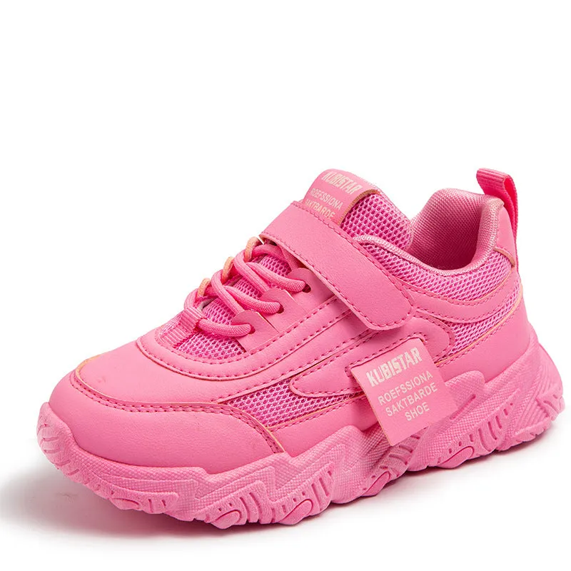 Girls' Mesh Breathable Lightweight Sneakers