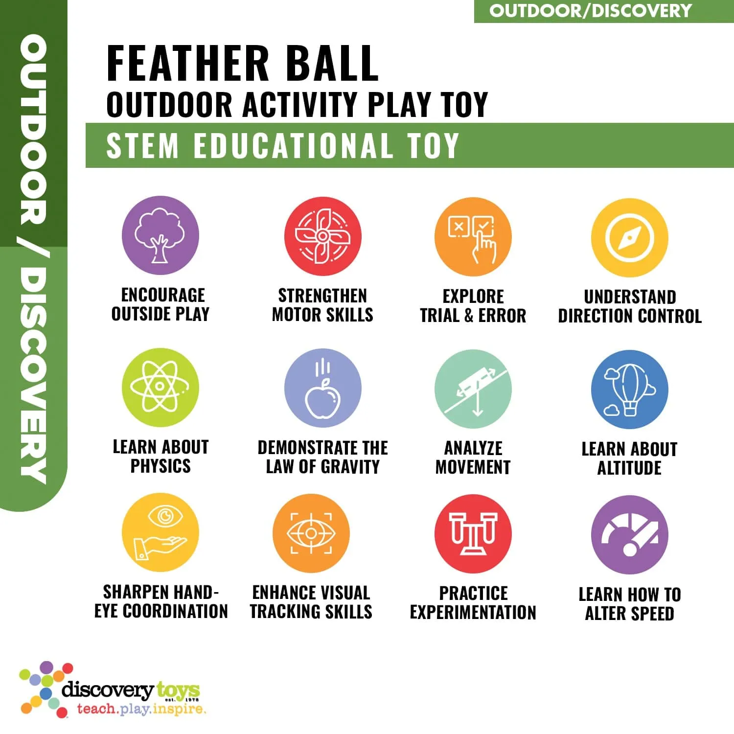 GO-MO FEATHER BALL Outdoor Activity Toy