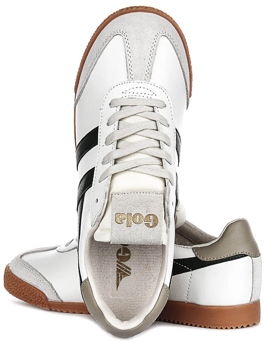 Gola Classics Elan Leather In White Green For Women