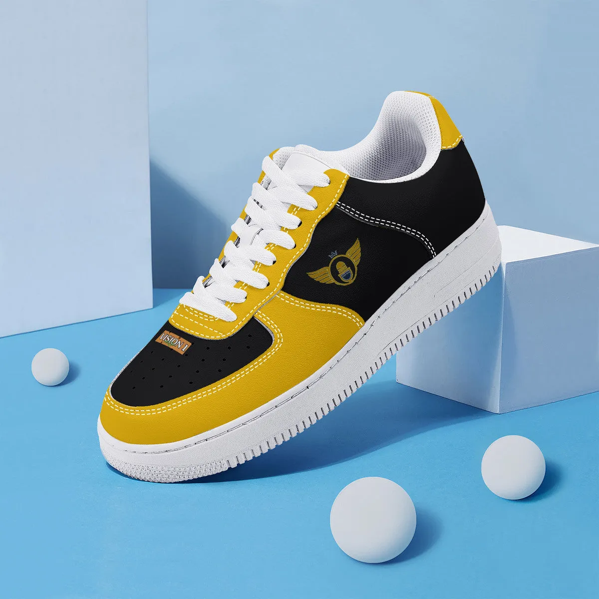 Gold Series - Black and Gold | Low Top Customized | Shoe Zero