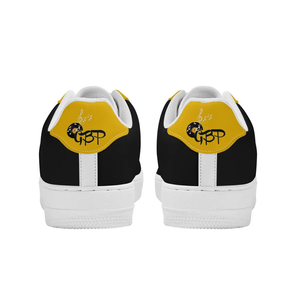 Gold Series - Black and Gold | Low Top Customized | Shoe Zero