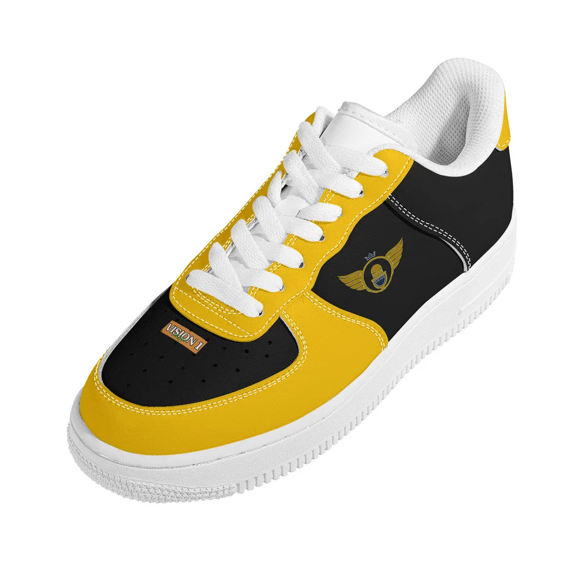 Gold Series - Black and Gold | Low Top Customized | Shoe Zero