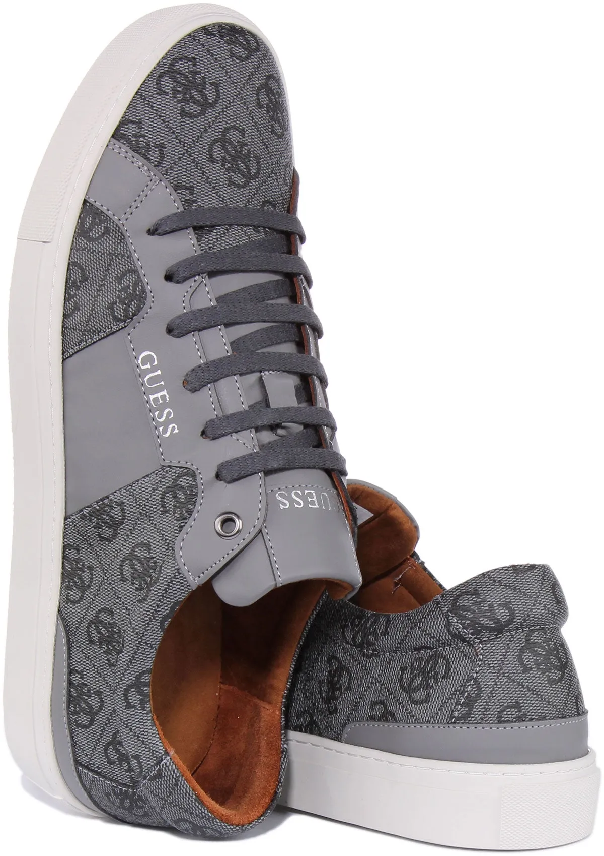 Guess Ravenna Trainers In Coal Grey For Men