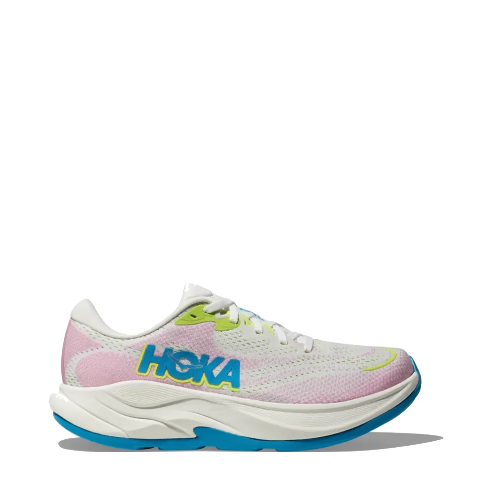 Hoka Women's Rincon 4 Sneaker in Frost/Twilight Pink