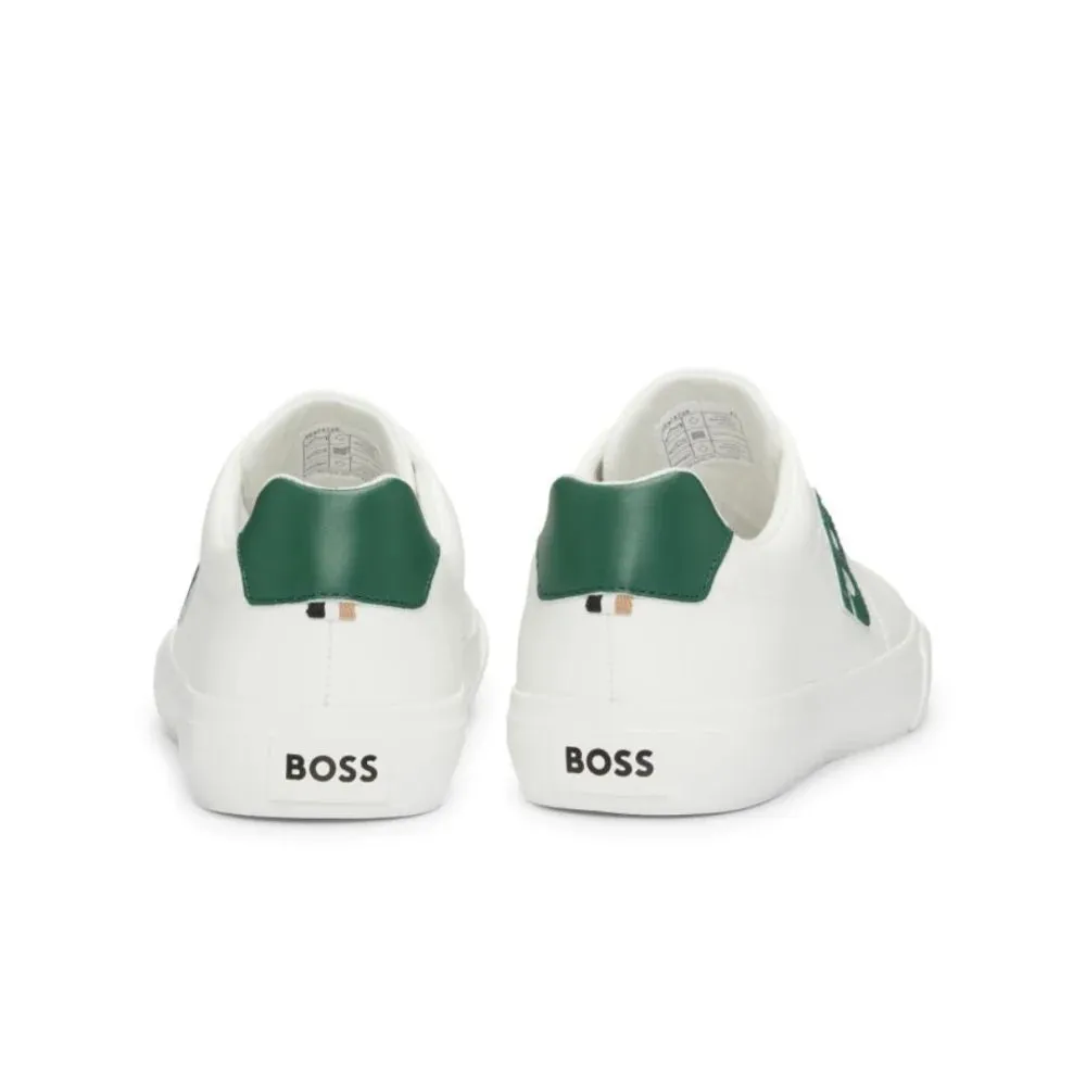 HUGO BOSS Aiden TENN LTB Trainers Men 50474728-WHTGRN