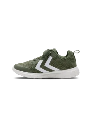 Hummel Actus Tex Boys Olive Green Waterproof Trainer