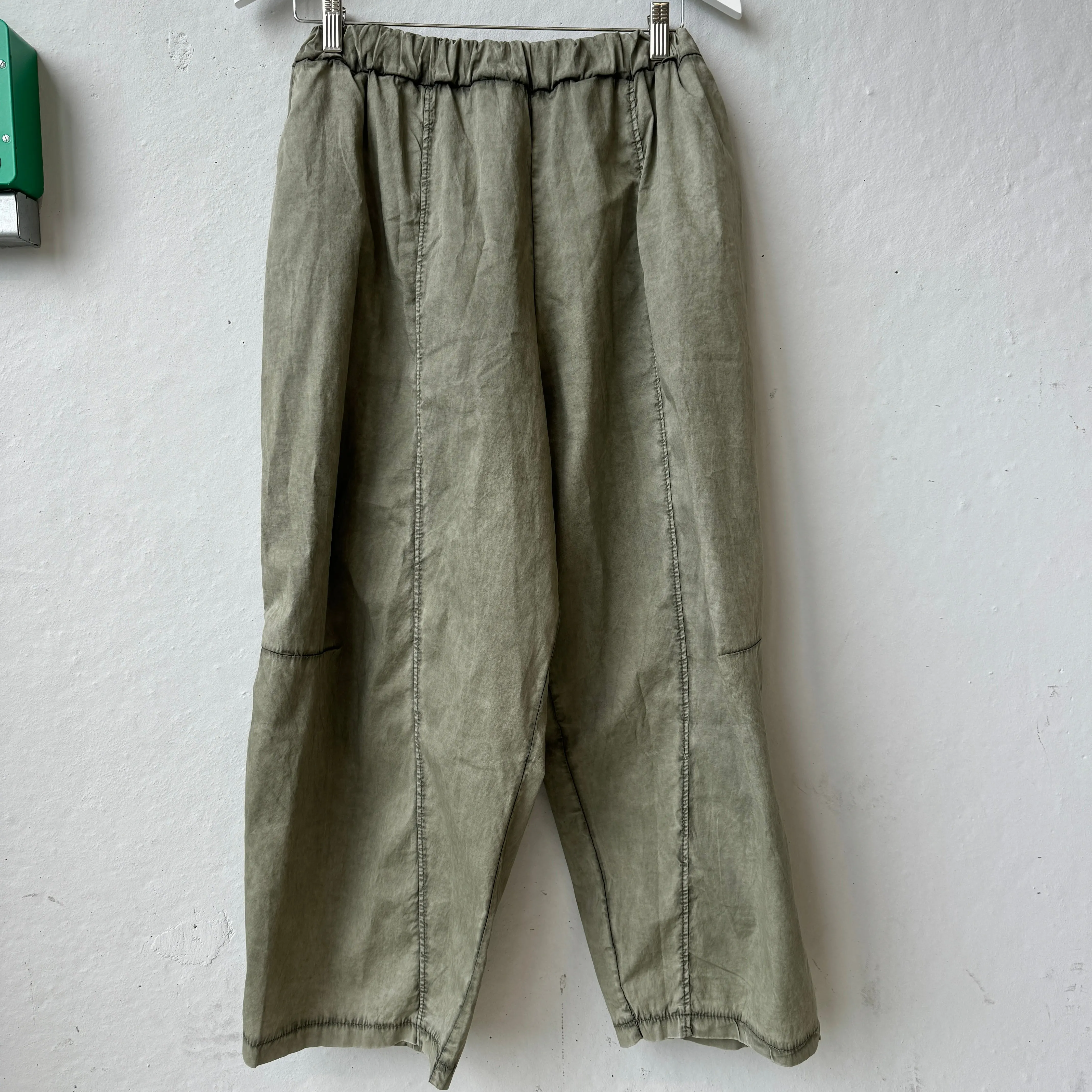 IBIZA TOWN parachute pants WASHED KHAKI *NEW*