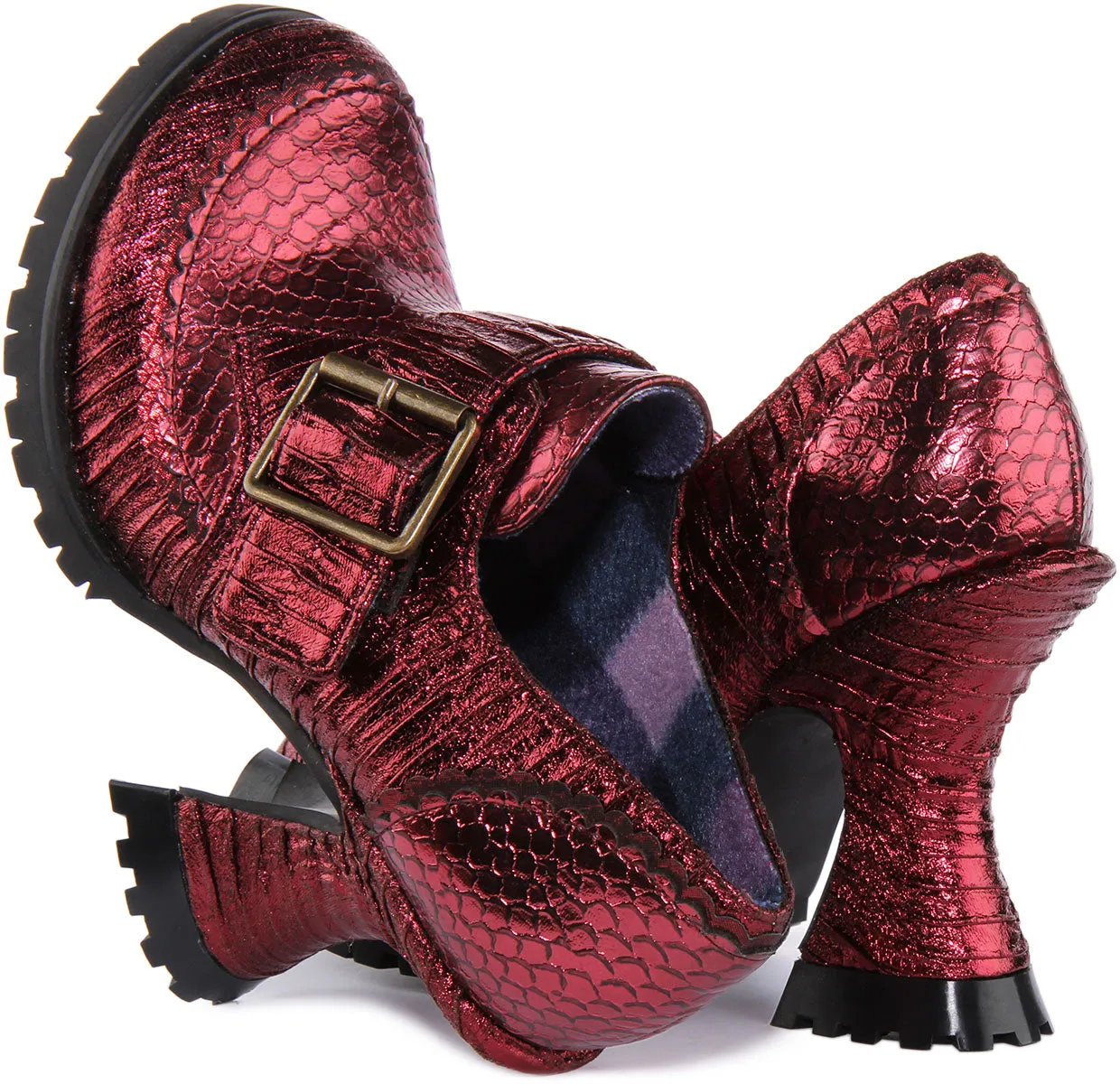 Irregular Choice Step To It In Bordo For Women