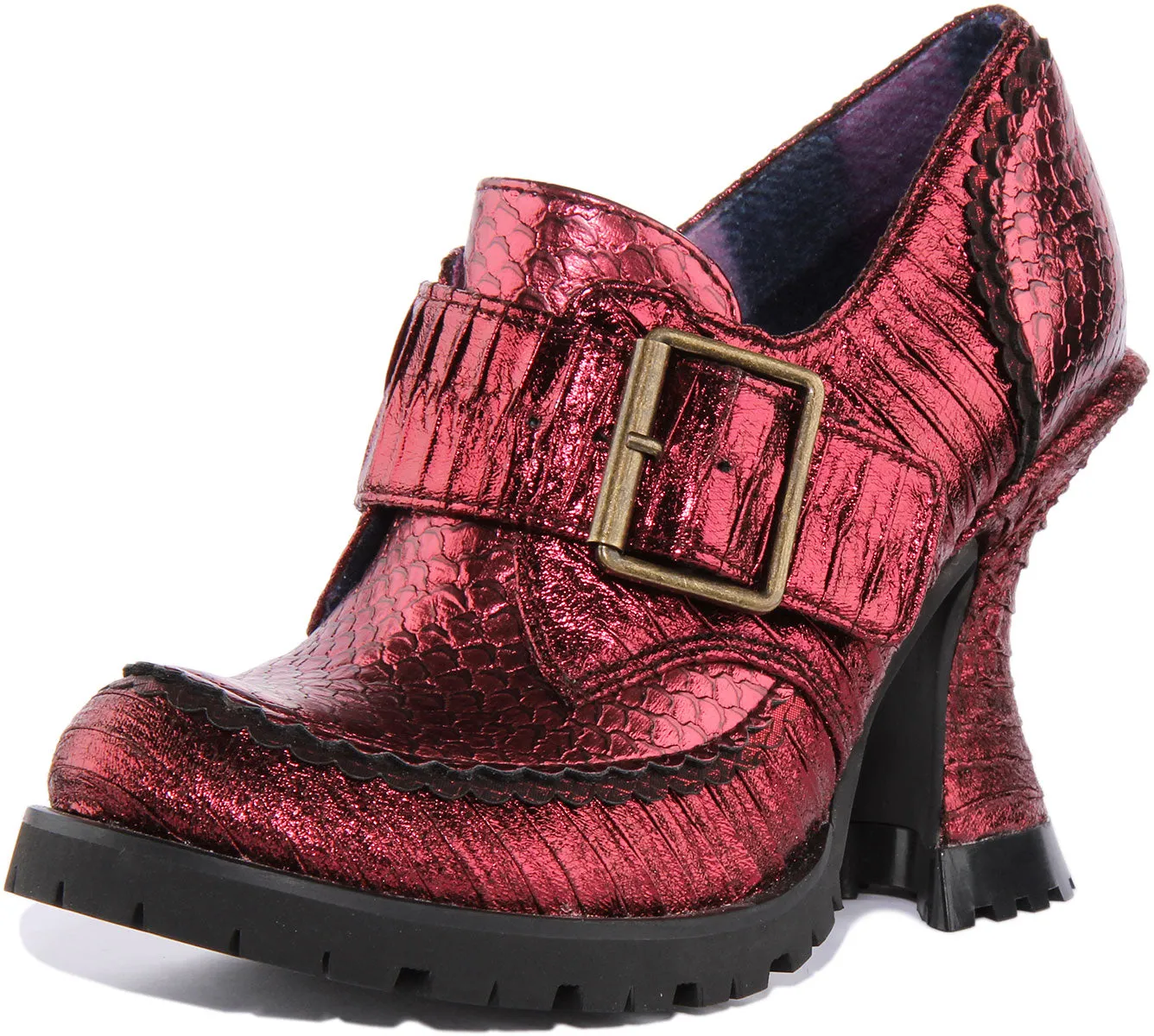 Irregular Choice Step To It In Bordo For Women