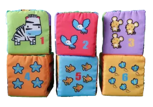 Jollybaby - Soft Blocks -  Number - Pack of 6