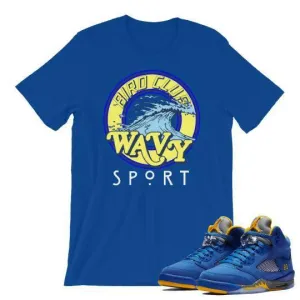 Jordan 5 Laney Tees (ROYAL)