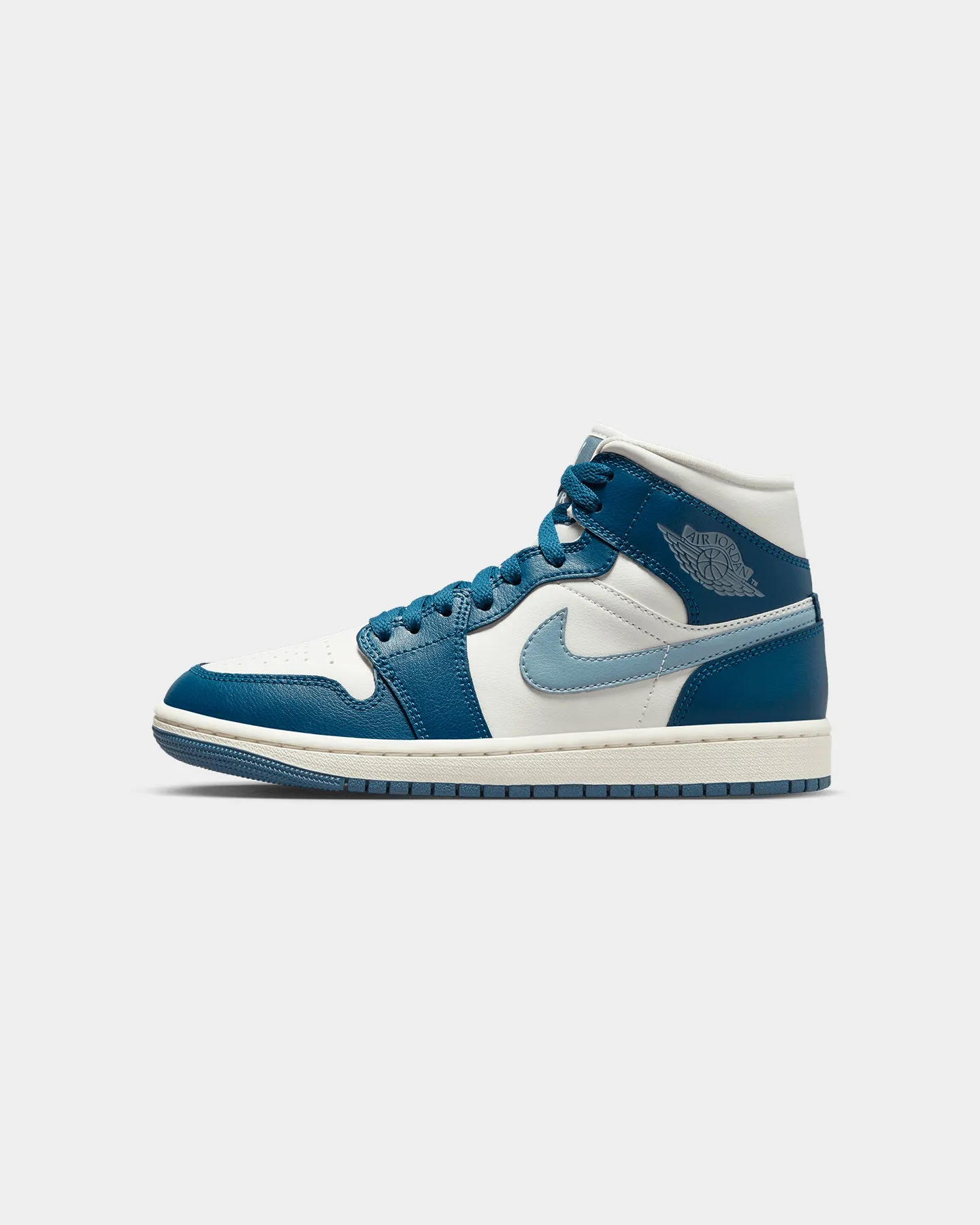 Jordan Women's Air Jordan 1 Mid "White/Blue" Sky J French Blue