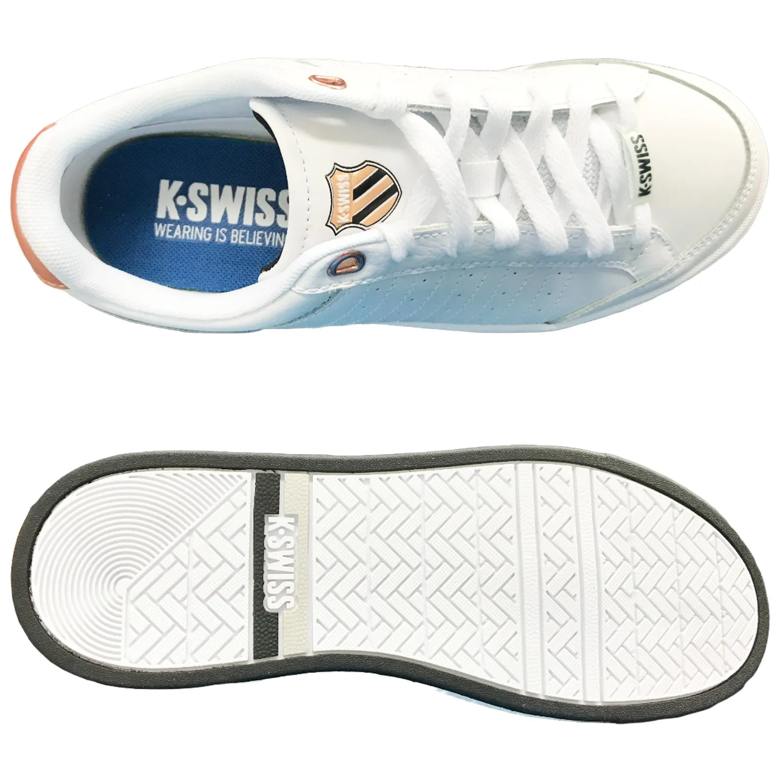 K-Swiss Ladies Court Block Trainers