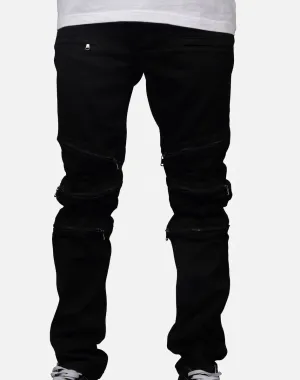 Kilogram 3-KNEE ZIPPER MOTO JEANS