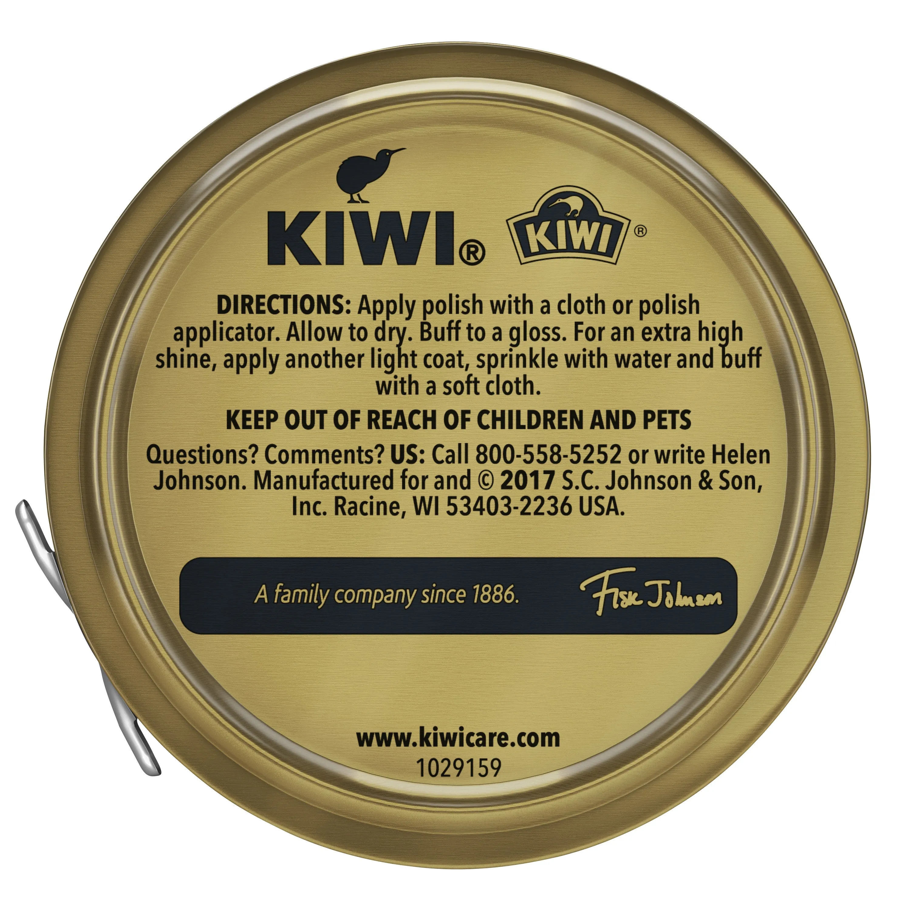 KIWI® PARADE GLOSS POLISH (BLACK)