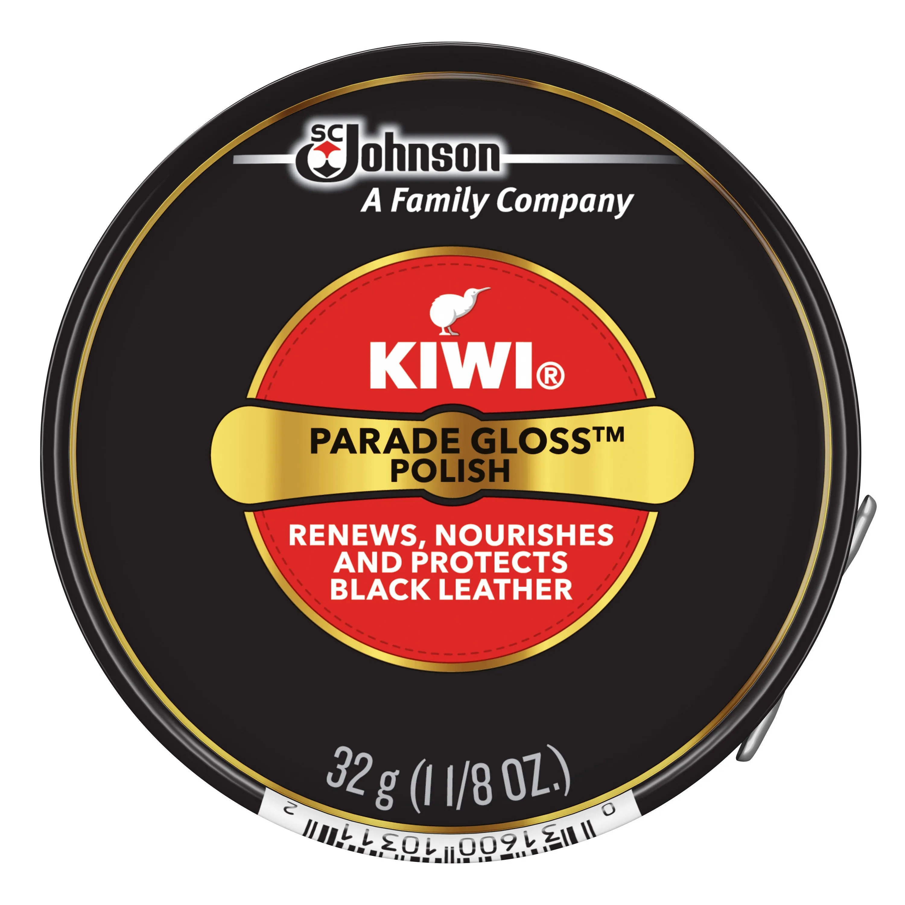 KIWI® PARADE GLOSS POLISH (BLACK)