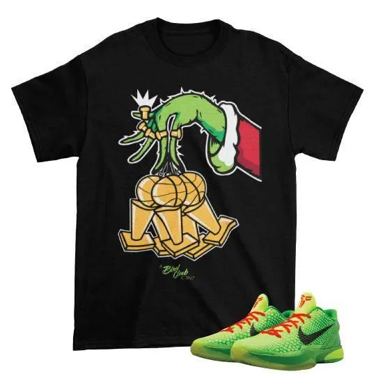 Kobe 6 Grinch shirt