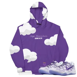 Kobe Protro 8 "Court Purple" Purple Hearts Hoodie