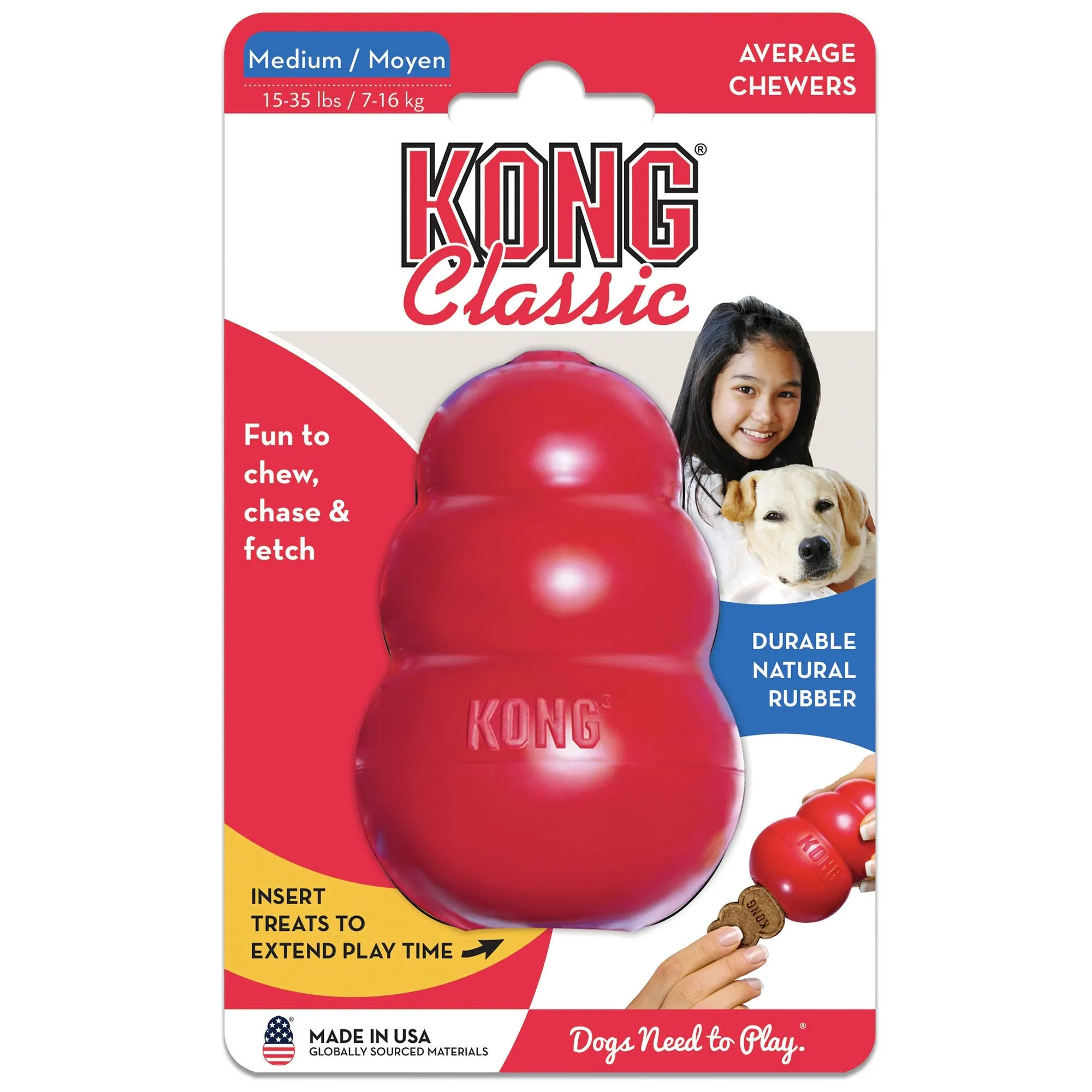 Kong Dog Chew Toy - Medium