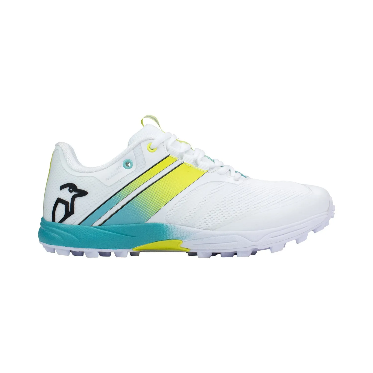 Kookaburra KC 2.0 Rubber Sole Cricket Shoes Aqua/White and Red/White