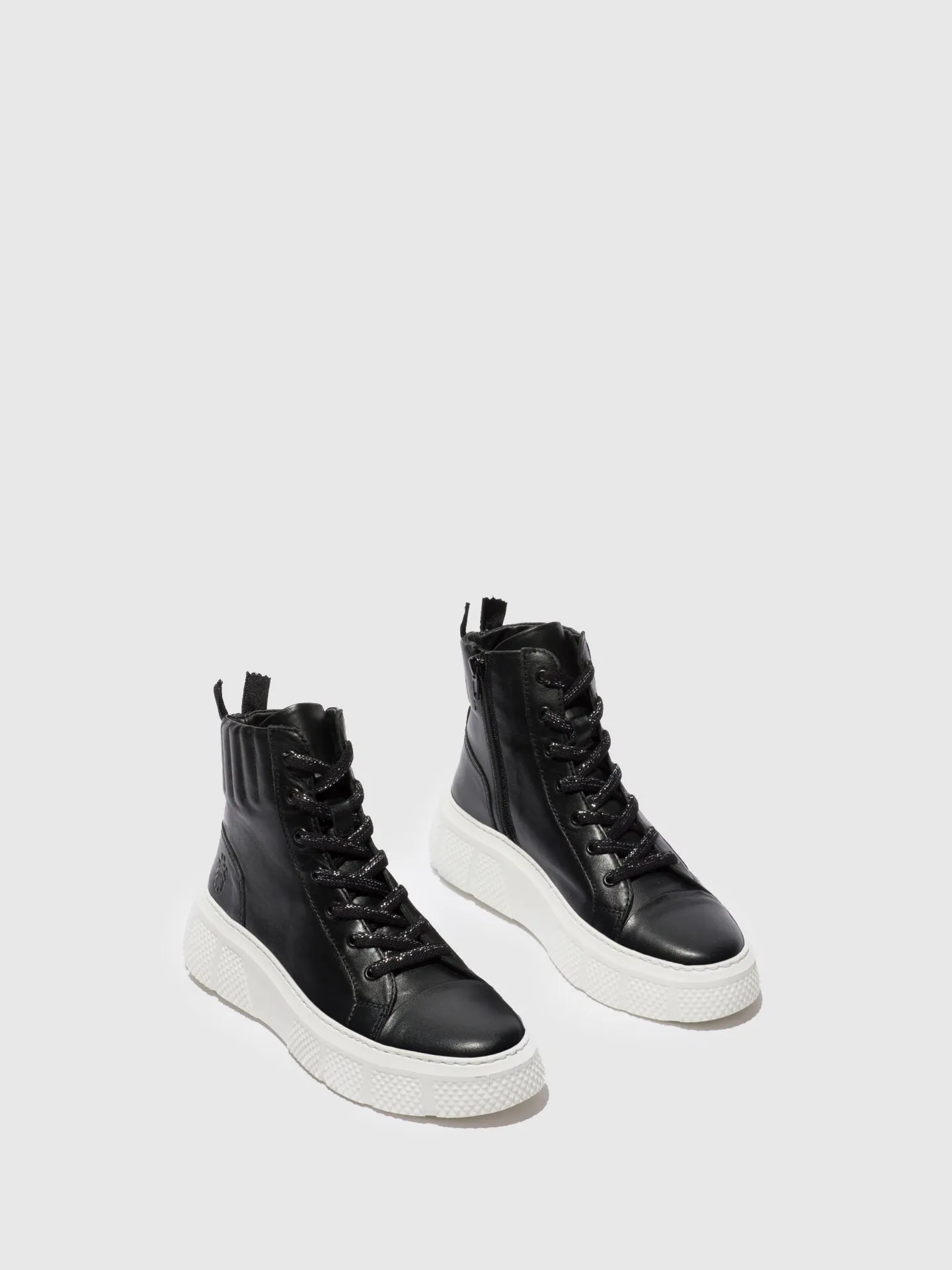 Lace-up Trainers ERBY484FLY DUBLIN BLACK (WHITE SOLE)