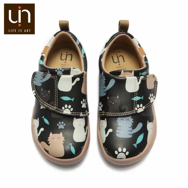 Lightweight Casual Shoes for Kids Microfiber Leather