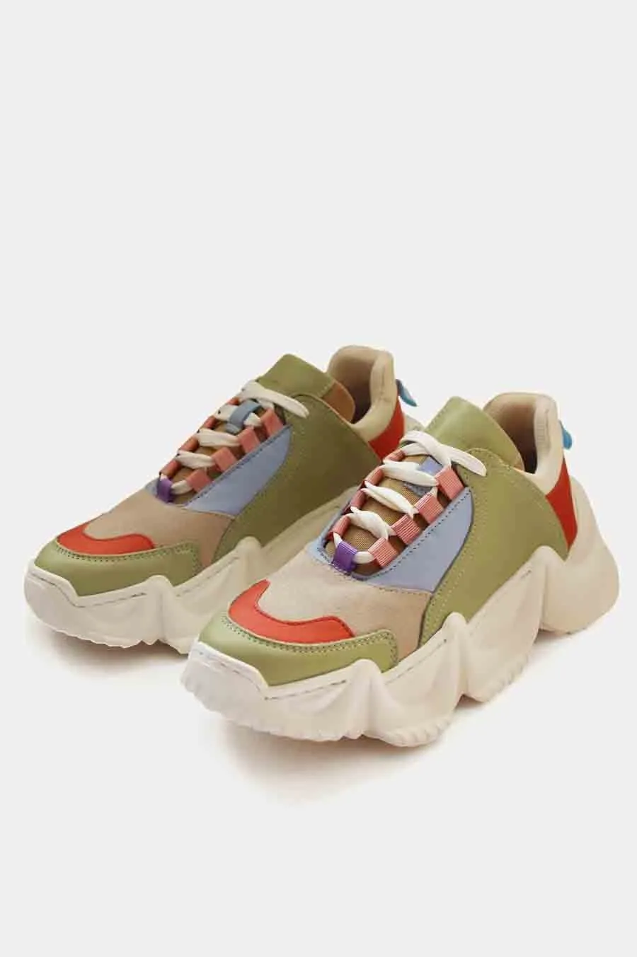 Lolly Sneakers Multi Green