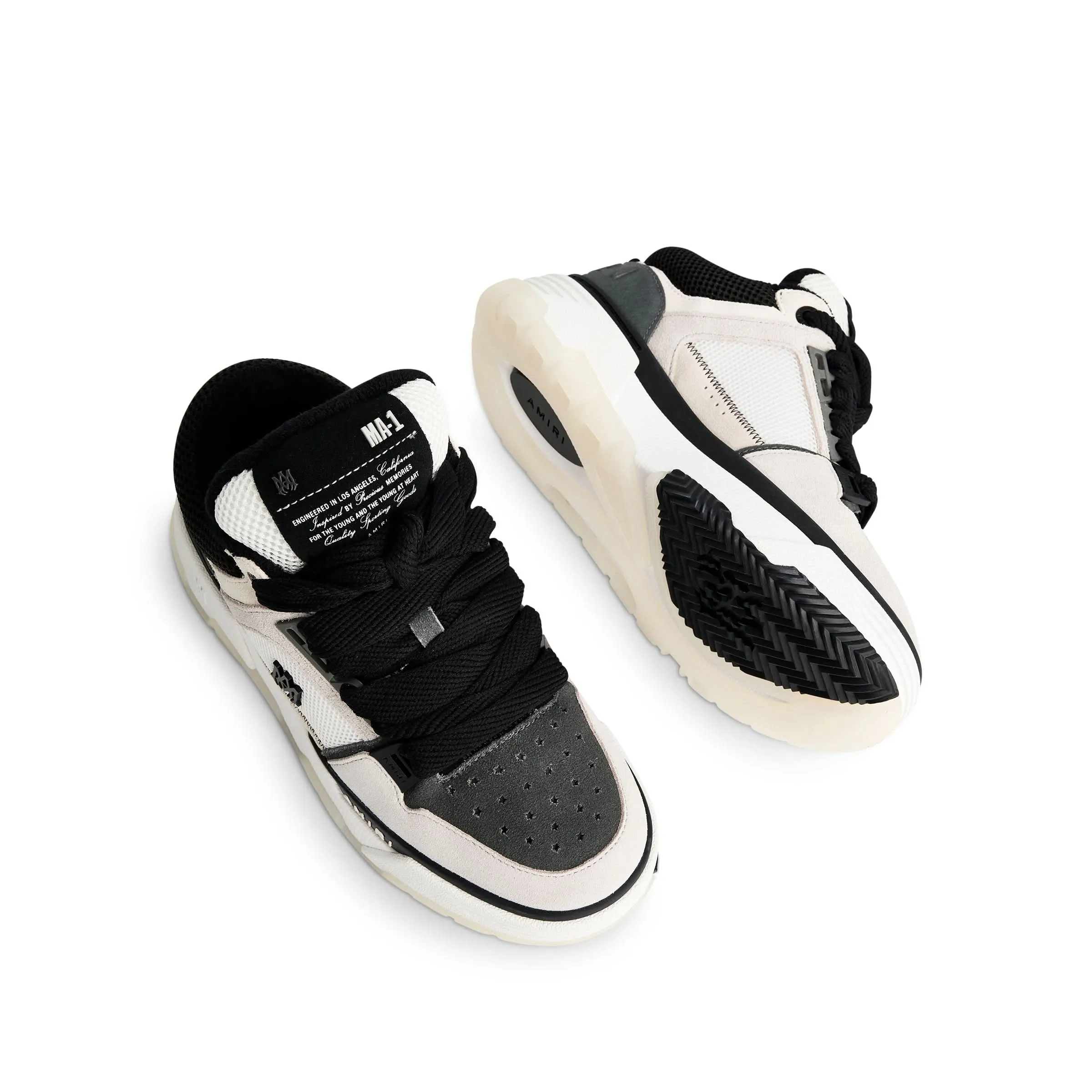 MA-1 Sneaker in Black/Alabaster