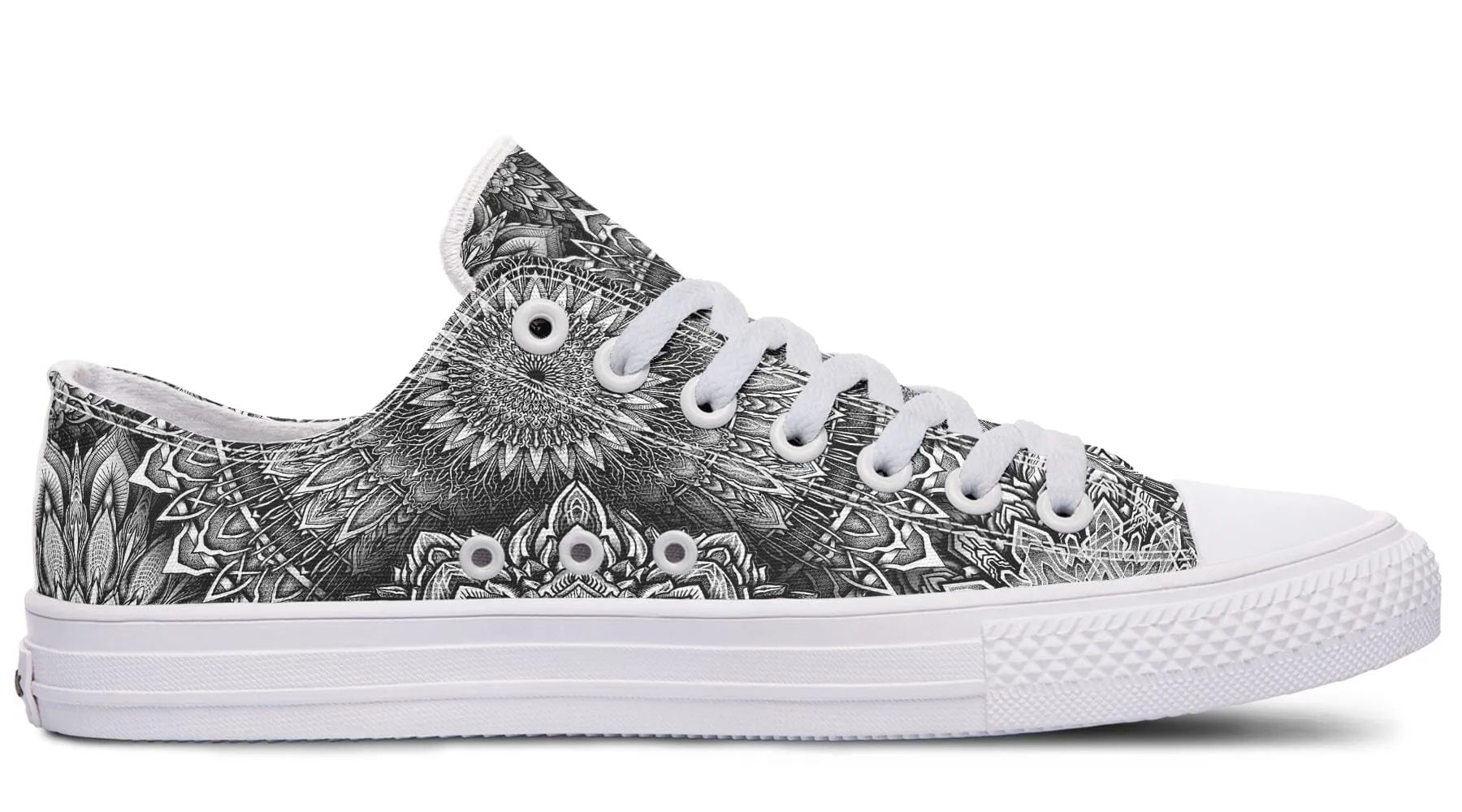 Mandala Bloom Low Top Shoes