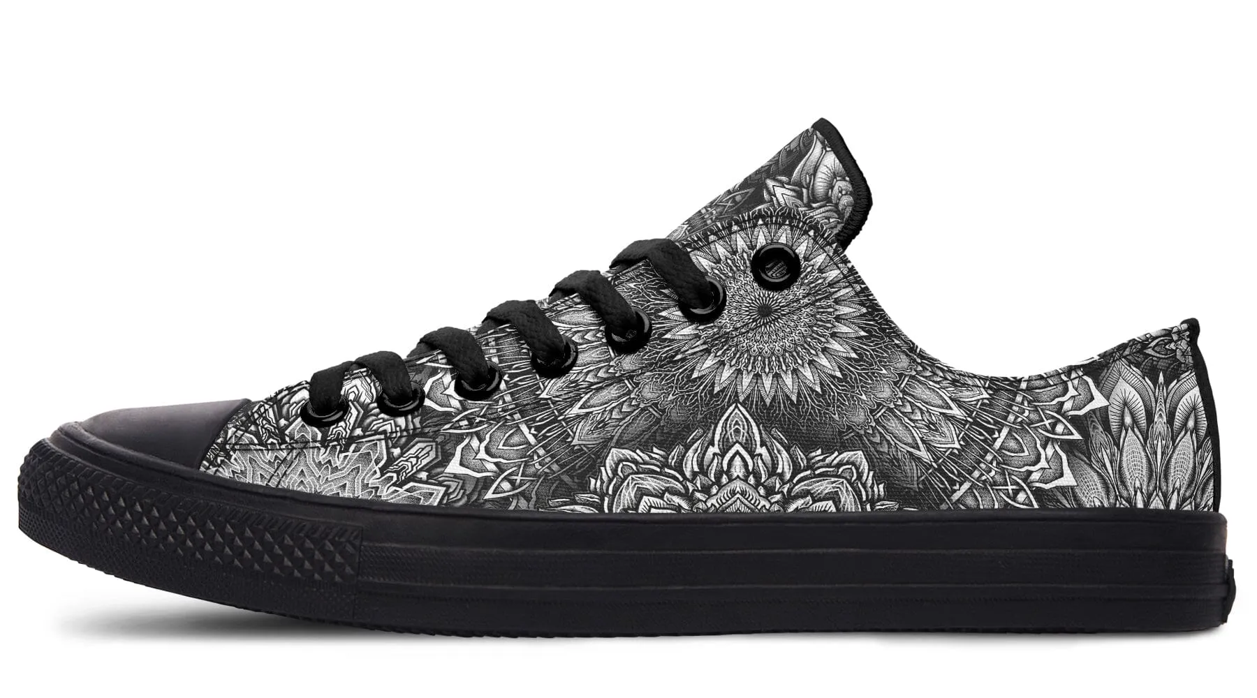 Mandala Bloom Low Top Shoes