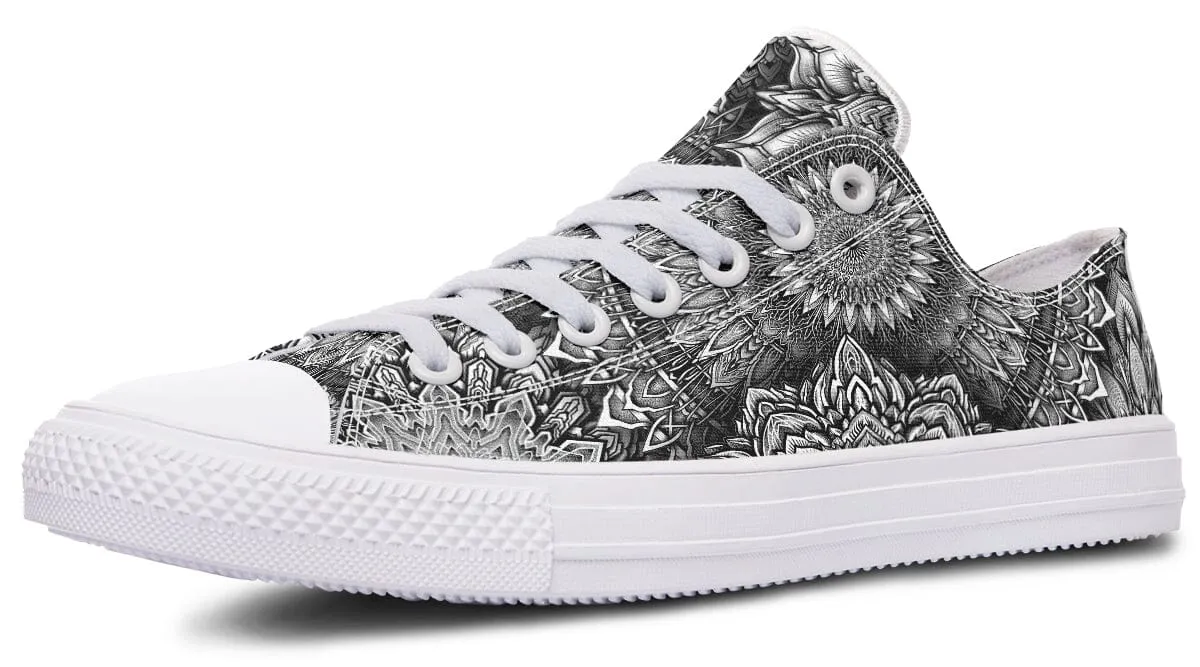 Mandala Bloom Low Top Shoes