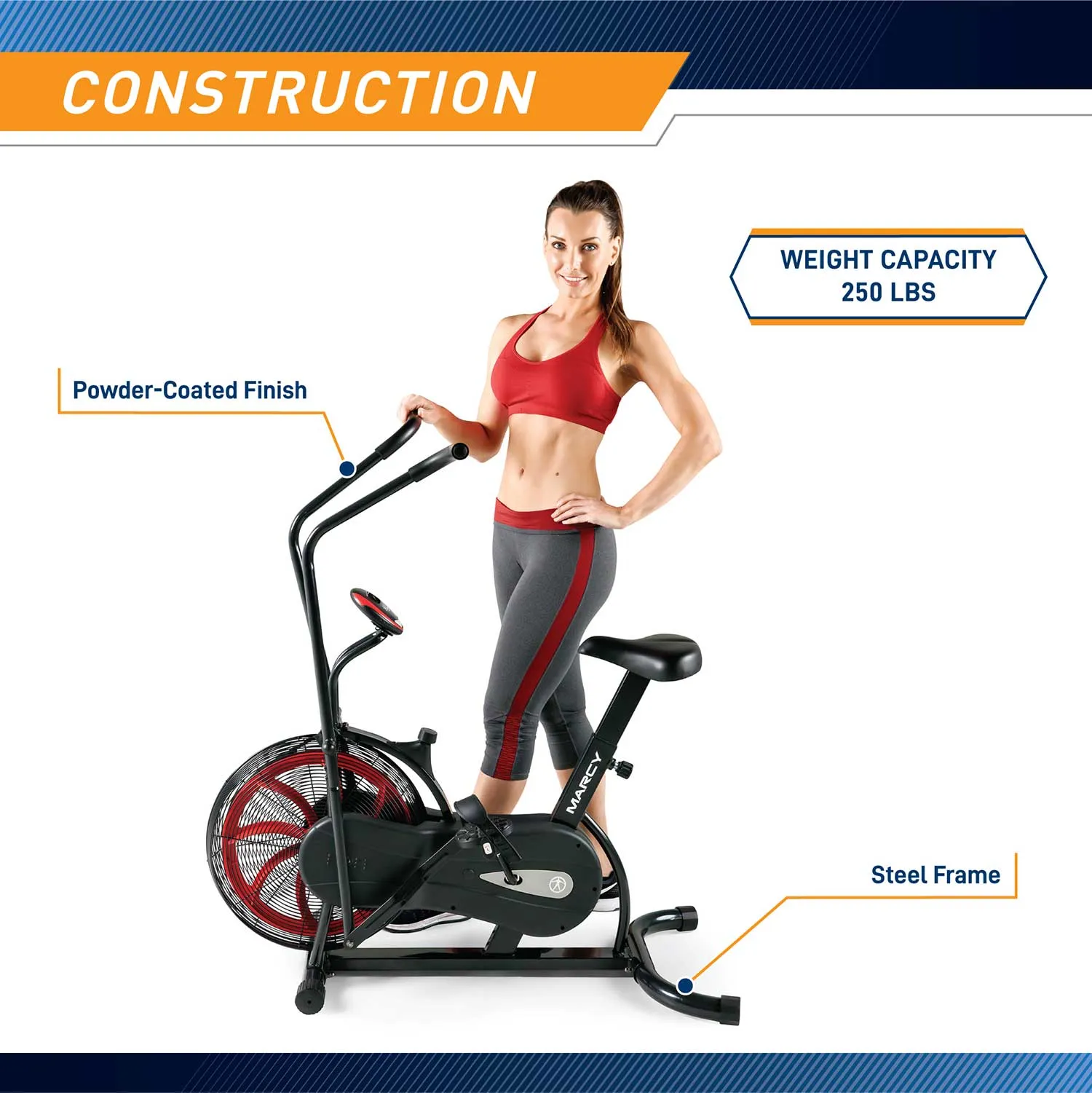 Marcy Body Cycle Fan Bike | NS-1000