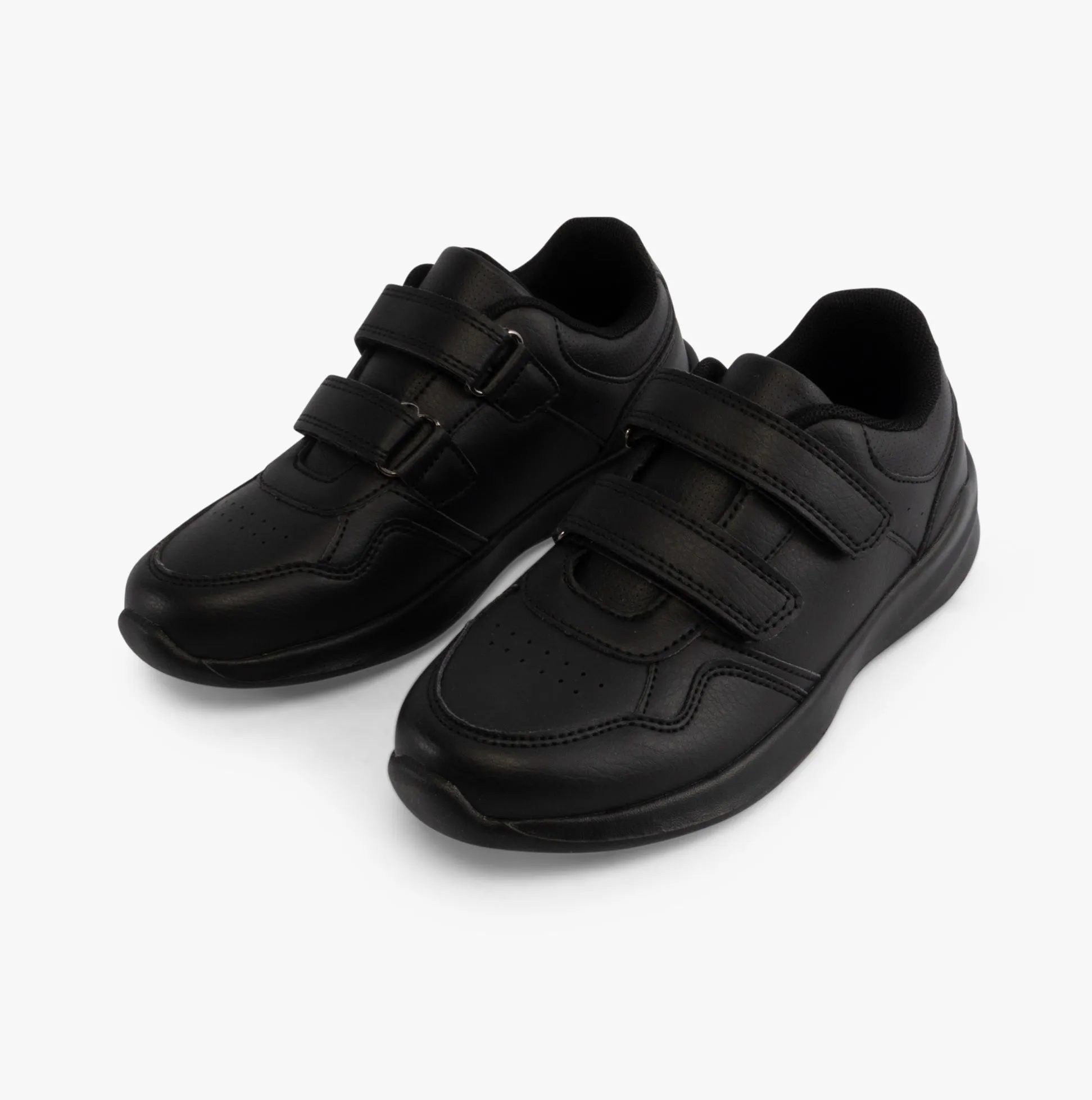 MARLING Unisex Touch Fasten Trainers Black