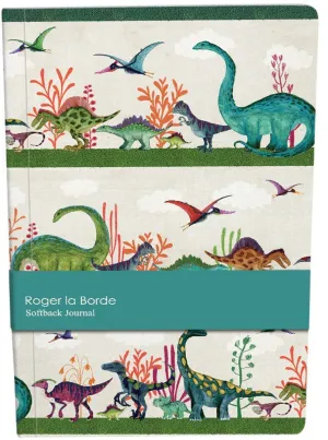 Medium Soft Cover Journal in Dino Mighty