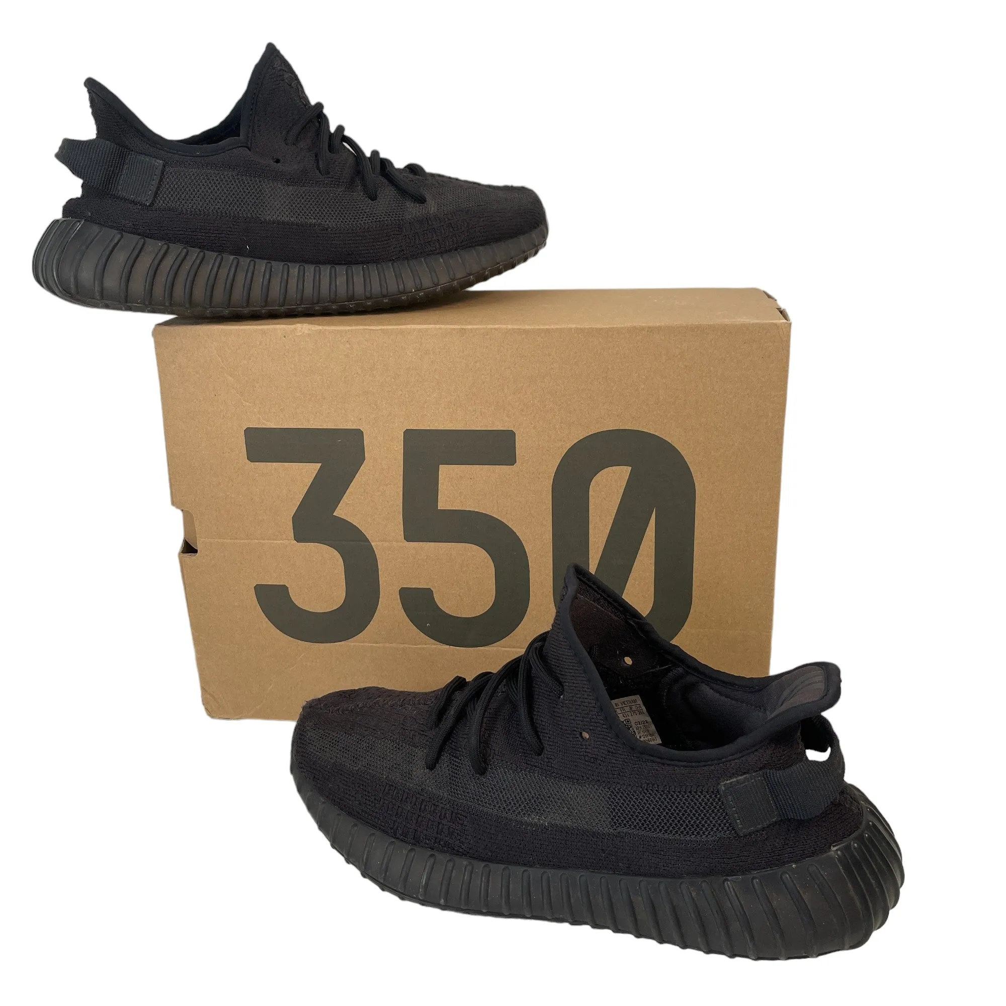 Men's 350 V2 Onyx Low Trainers Black Size EU 43 / UK 9