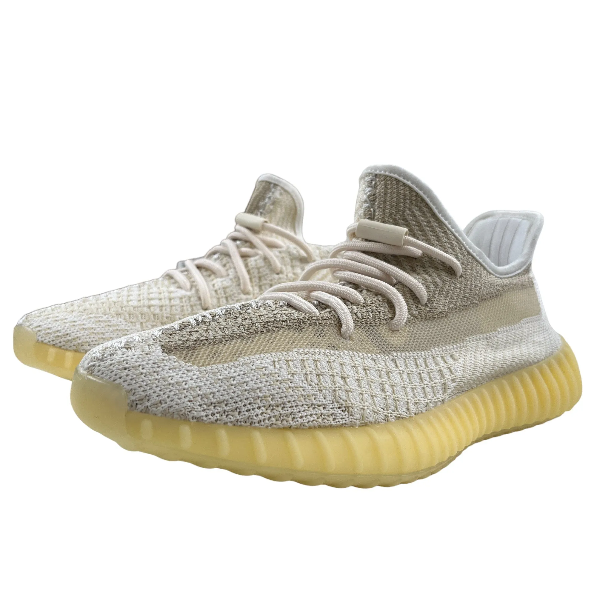 Men's Boost 350 V2 Bone Low Trainers Cream Size EU 42.5 / UK 8.5