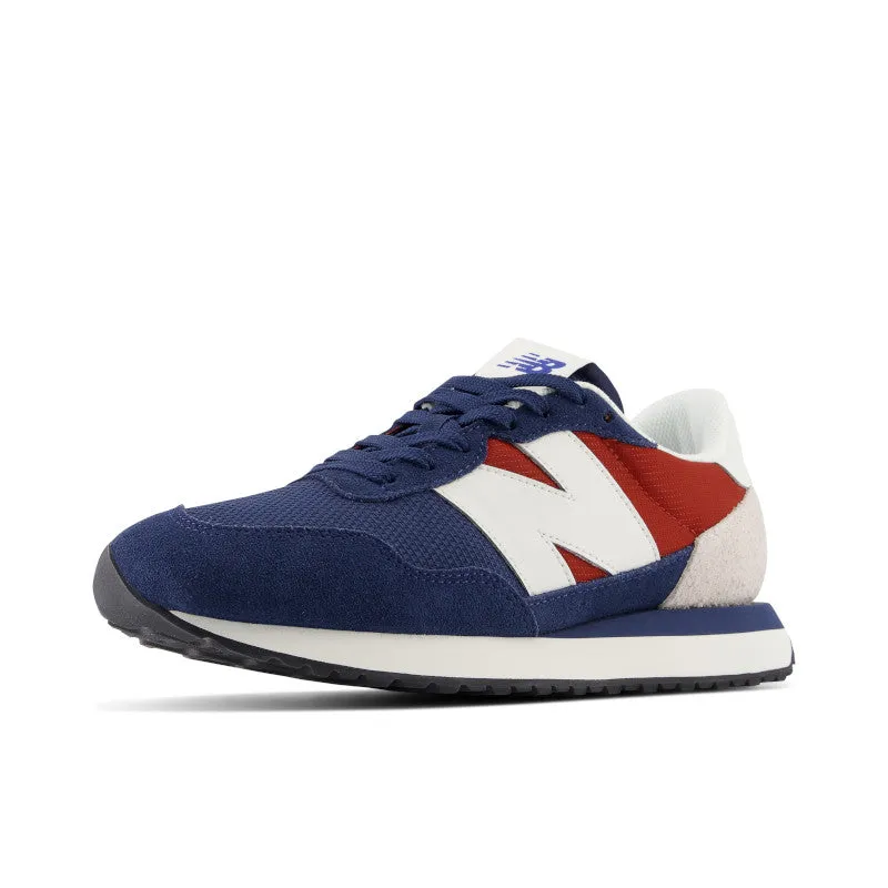 Men's Classic 237 NB Navy with Brick Red and White