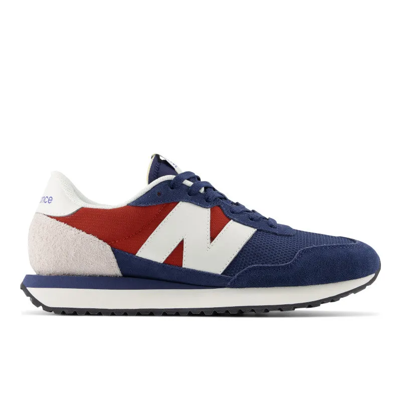 Men's Classic 237 NB Navy with Brick Red and White