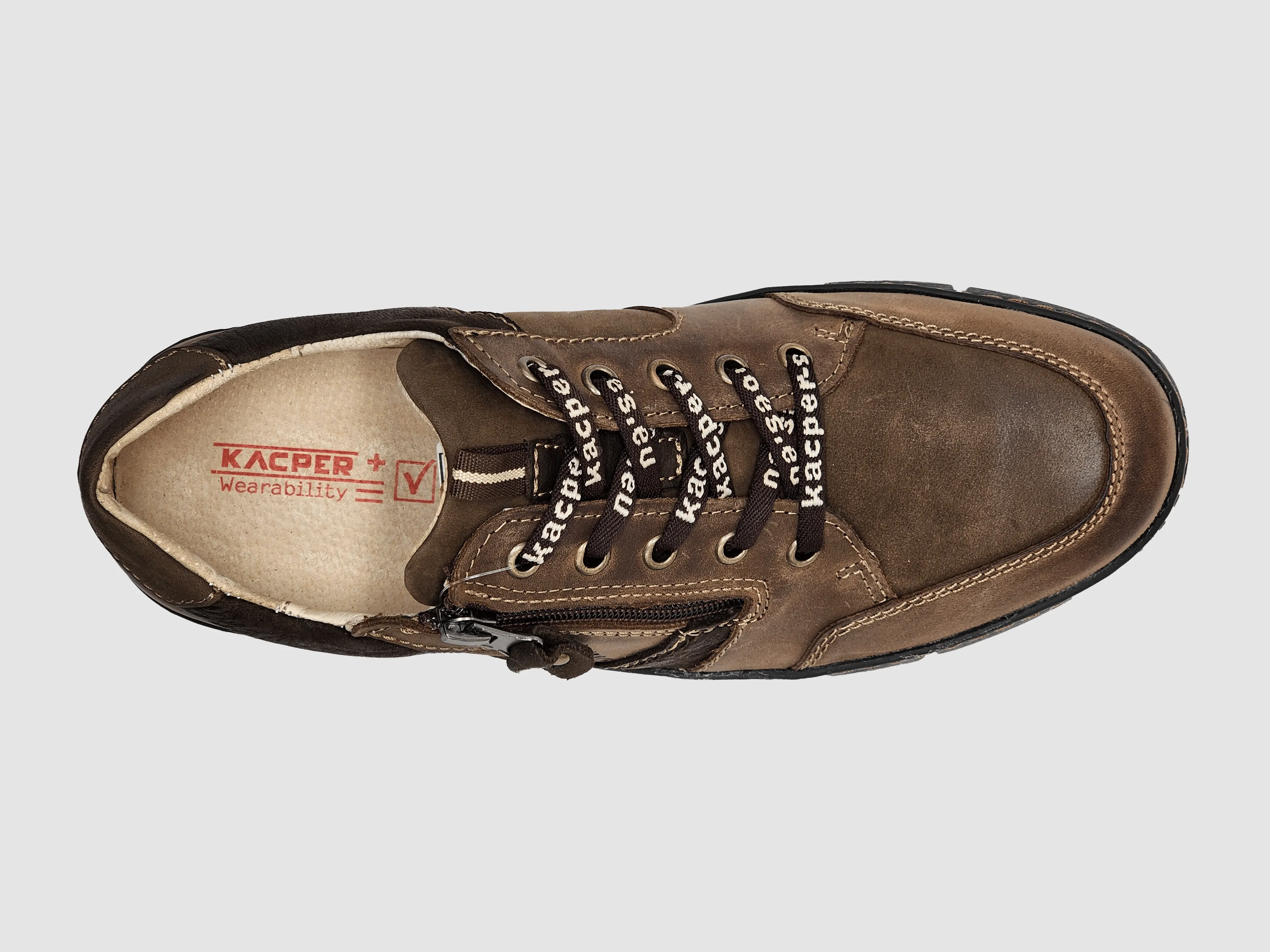 Men's Everyday Leather Shoes - Brown