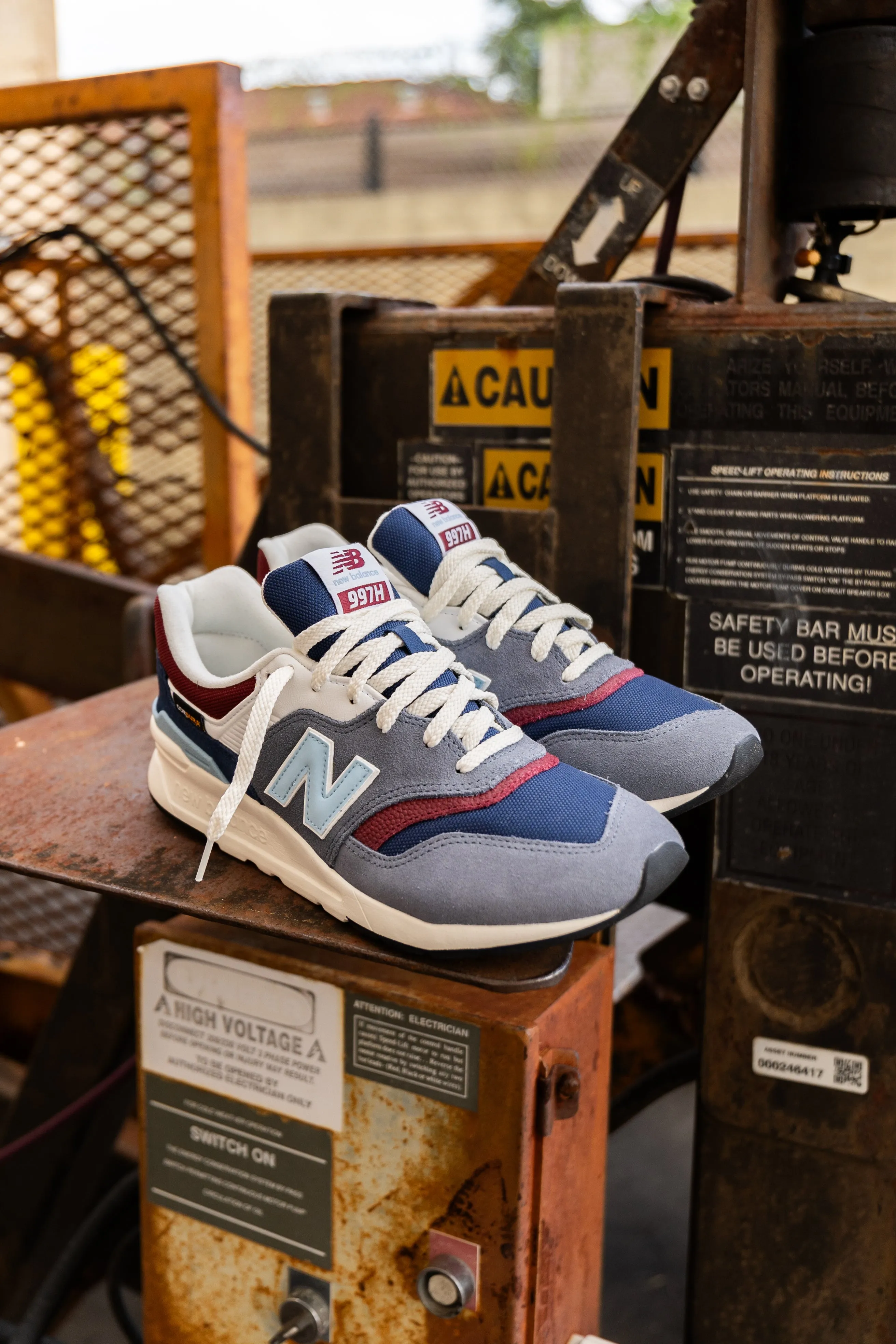 Mens New Balance 997H (Grey/Blue)- CM997HGN