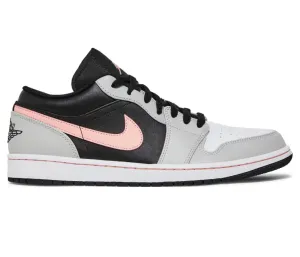 Men's Nike Air Jordan 1 Low (Black/Coral)