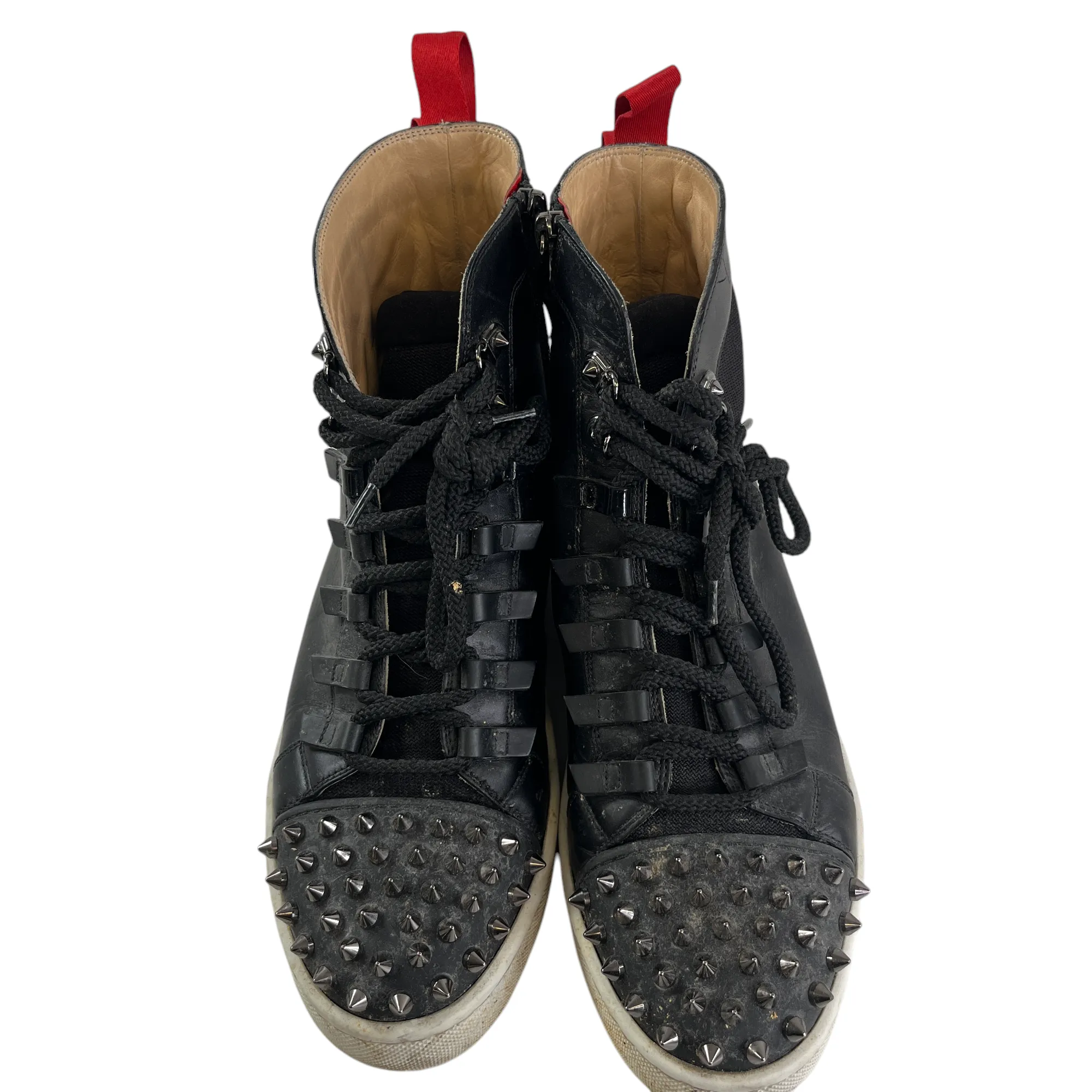 Men's Spike Platform High Trainers Black Size EU 42.5 / UK 8.5