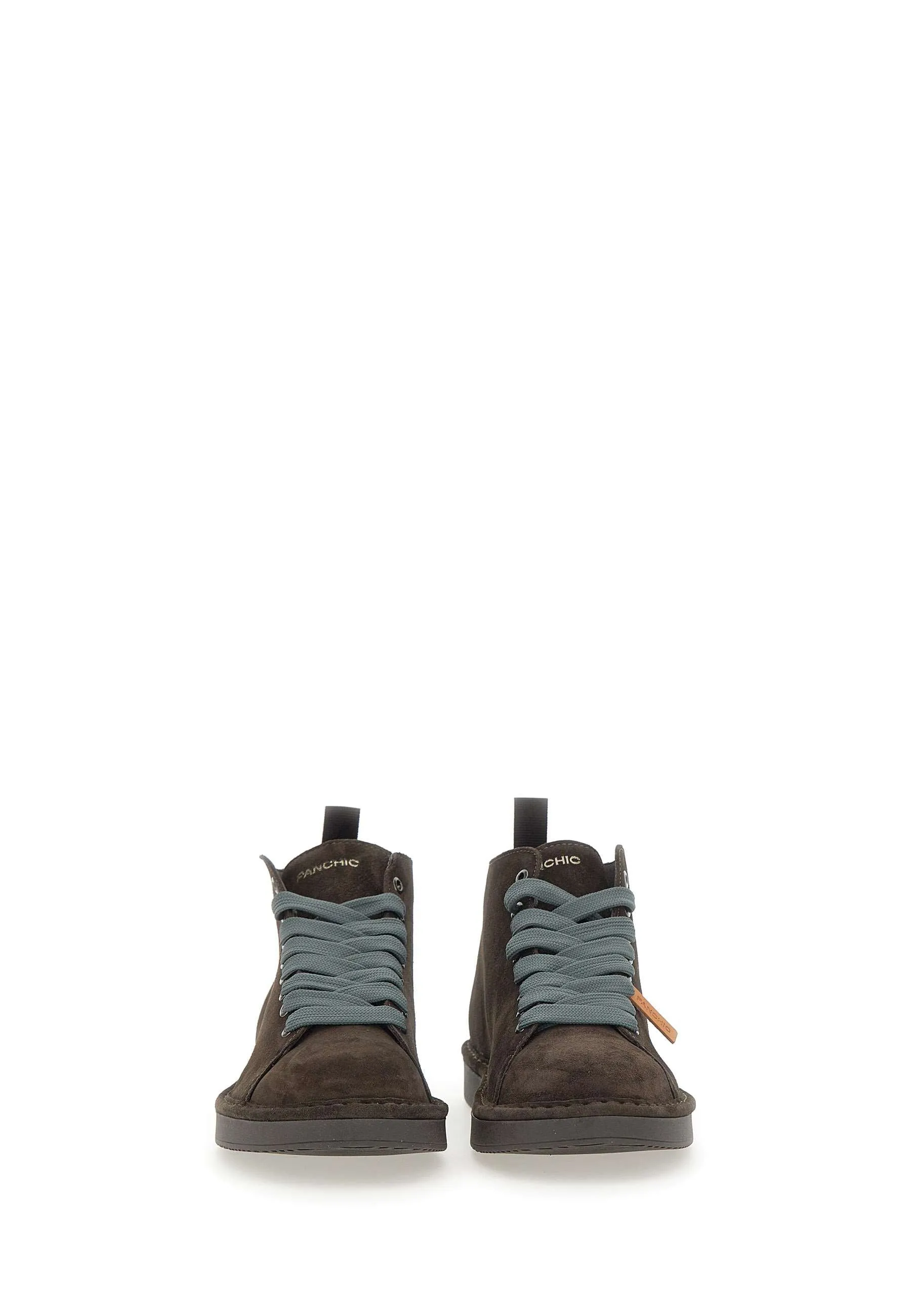 Men's Suede Ankle Boots in Dark Brown